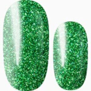3 for 15 - LILY & FOX - KIWI KISS Nail Stickers Wrap Strips Green Glitter